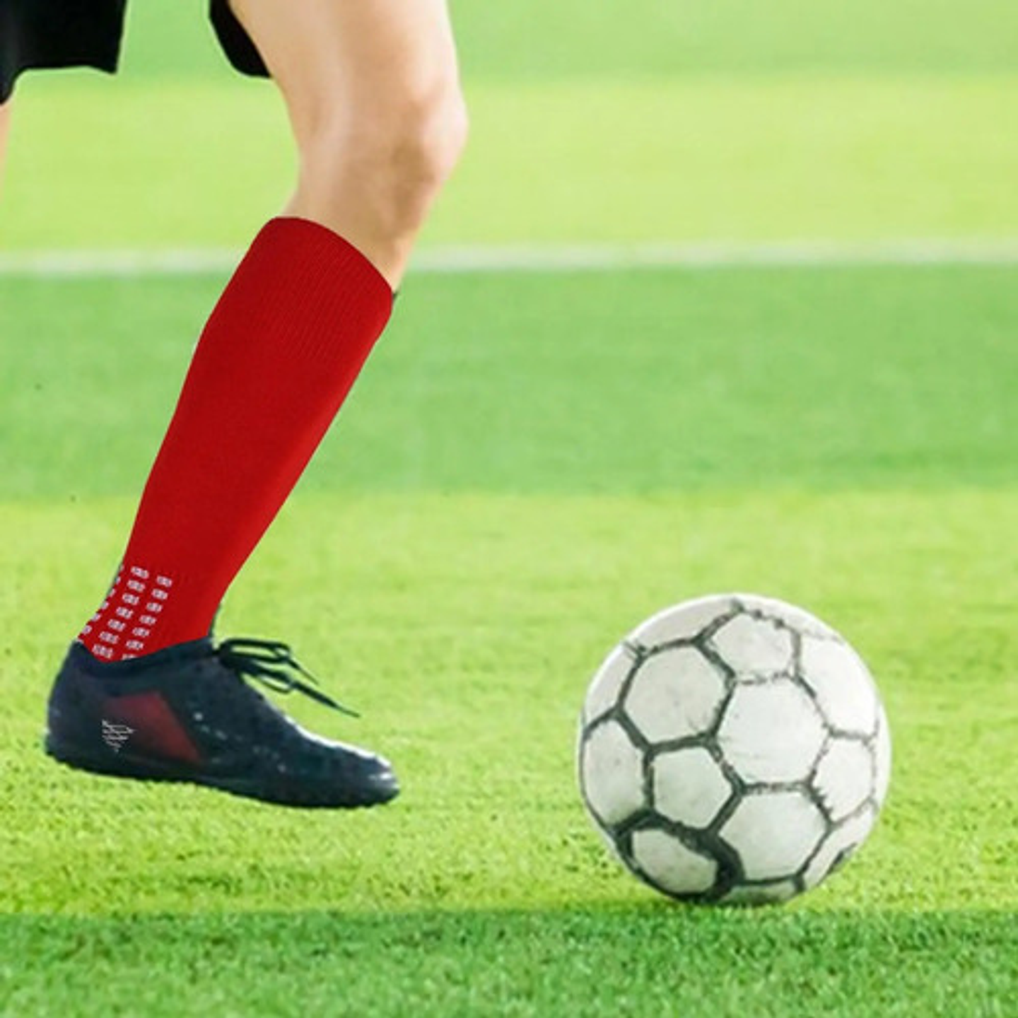 Pack 3 Media De Fútbol Deportiva Antideslizante Larga 8