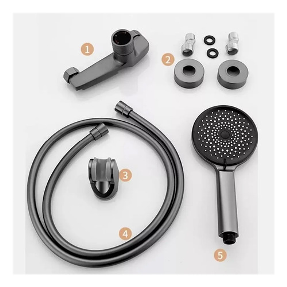 Monomando Llave Grifo Para Tina Ducha  6