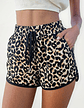3x Short Deportivo Mujer Con Bambú Colores Surtidos Leopardo - Miniatura 1