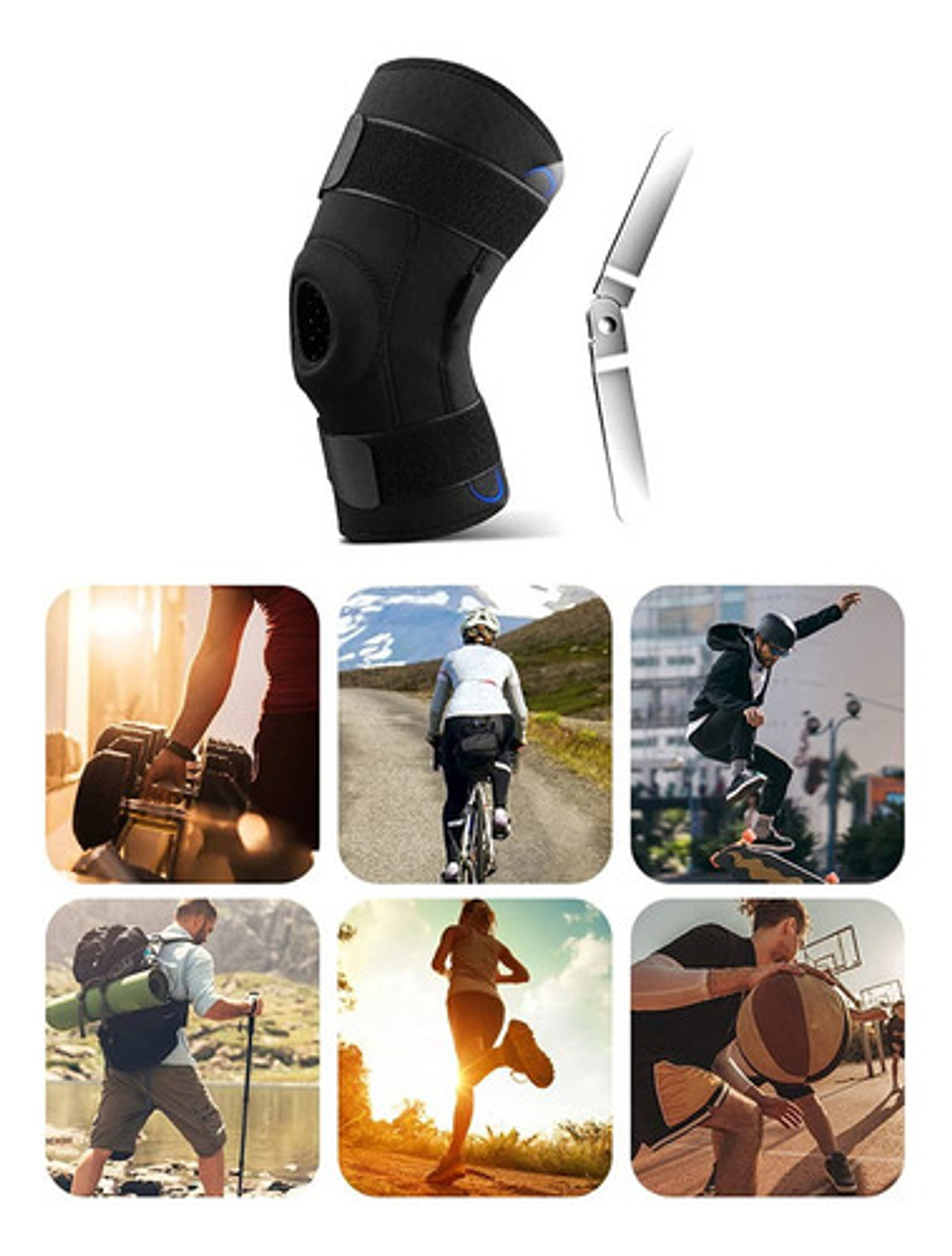 Protector De Rodilleras Soporte Deportes 7