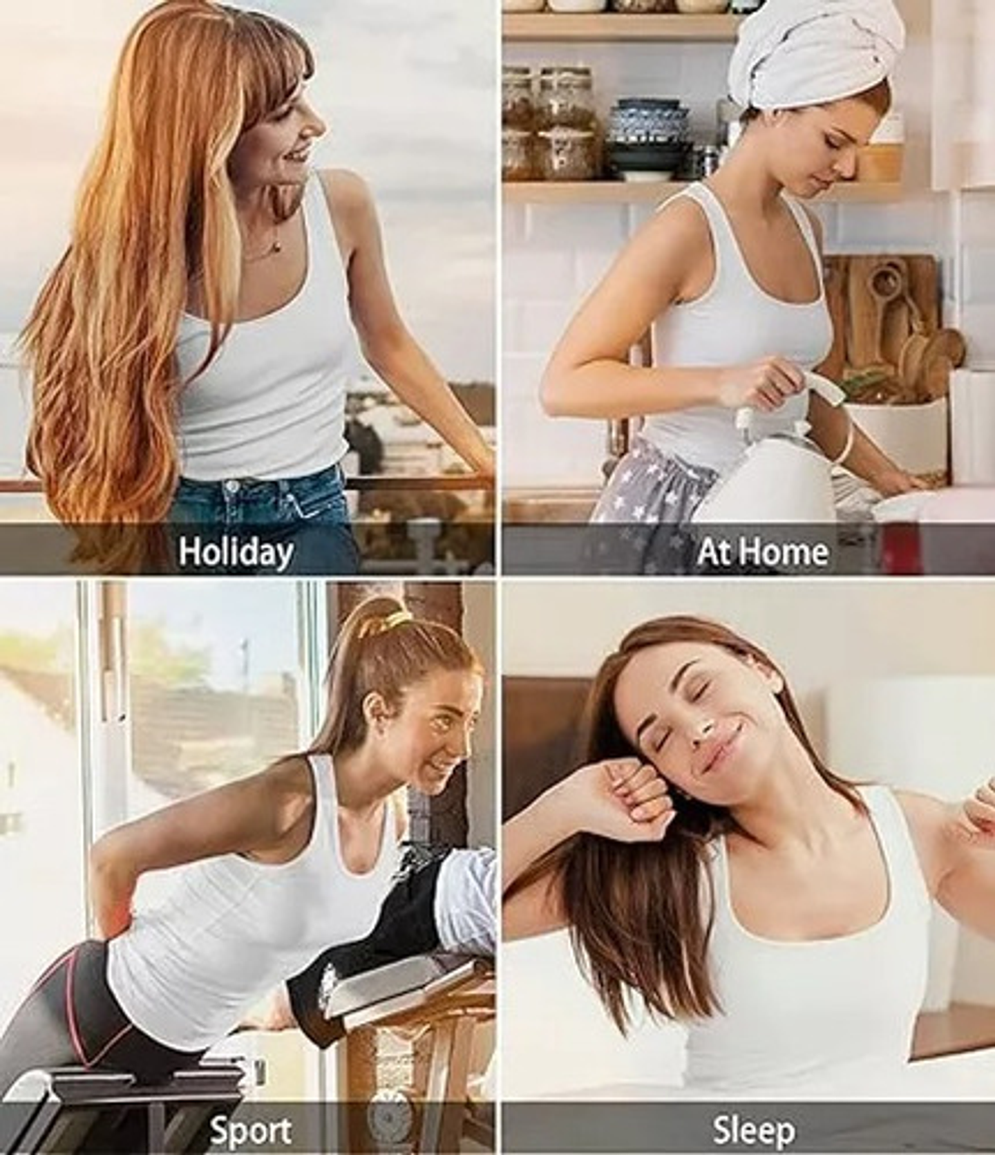 Pack 3 Camiseta Polera Reductora Sin Mangas Mujer 16