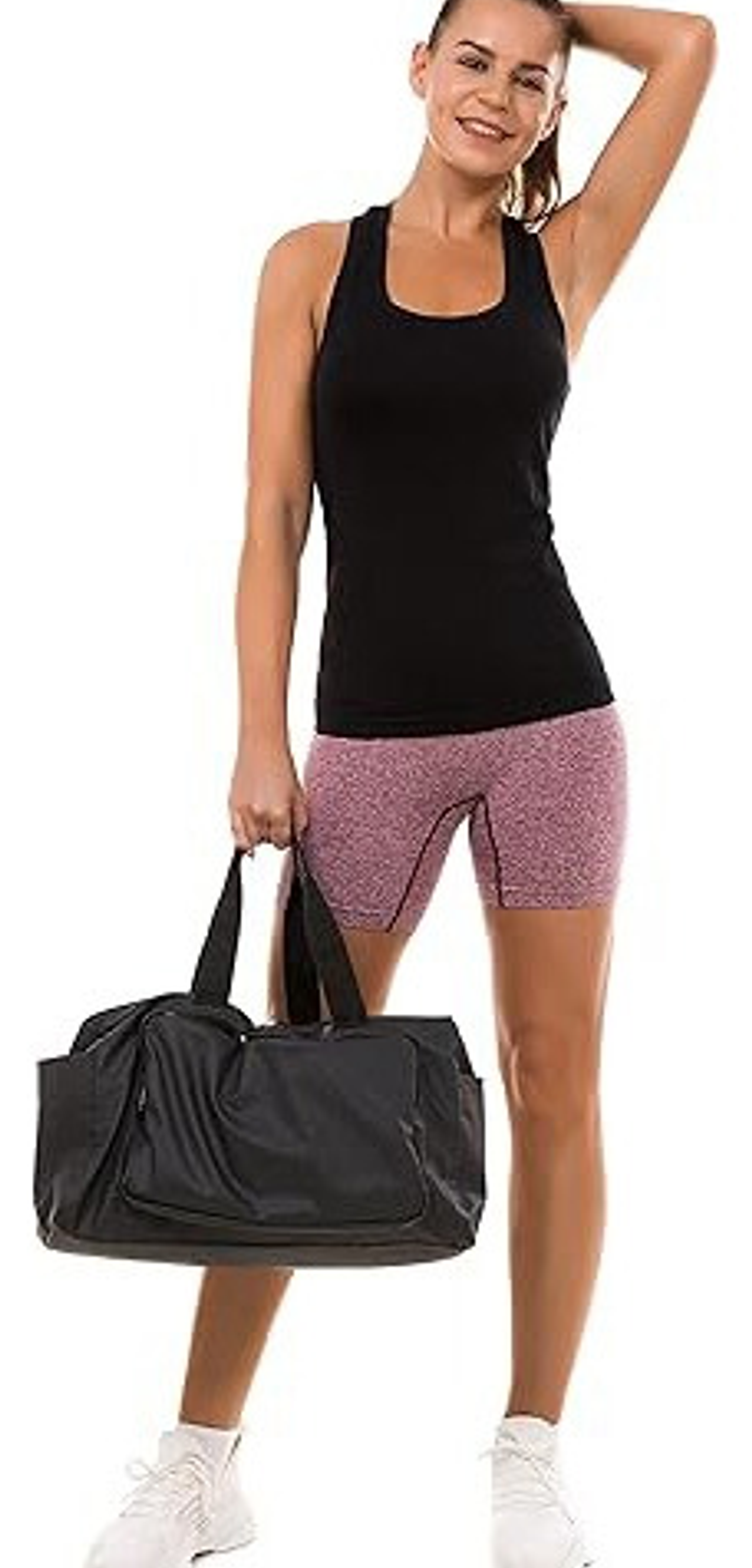 3 Camisetas Mujer Sin Manga Fibra Bambú . Musculosa Mujer 55