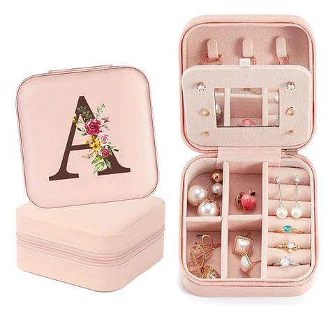 Joyero Para Collar & Anillos Caja De Almacenamiento De Joyas