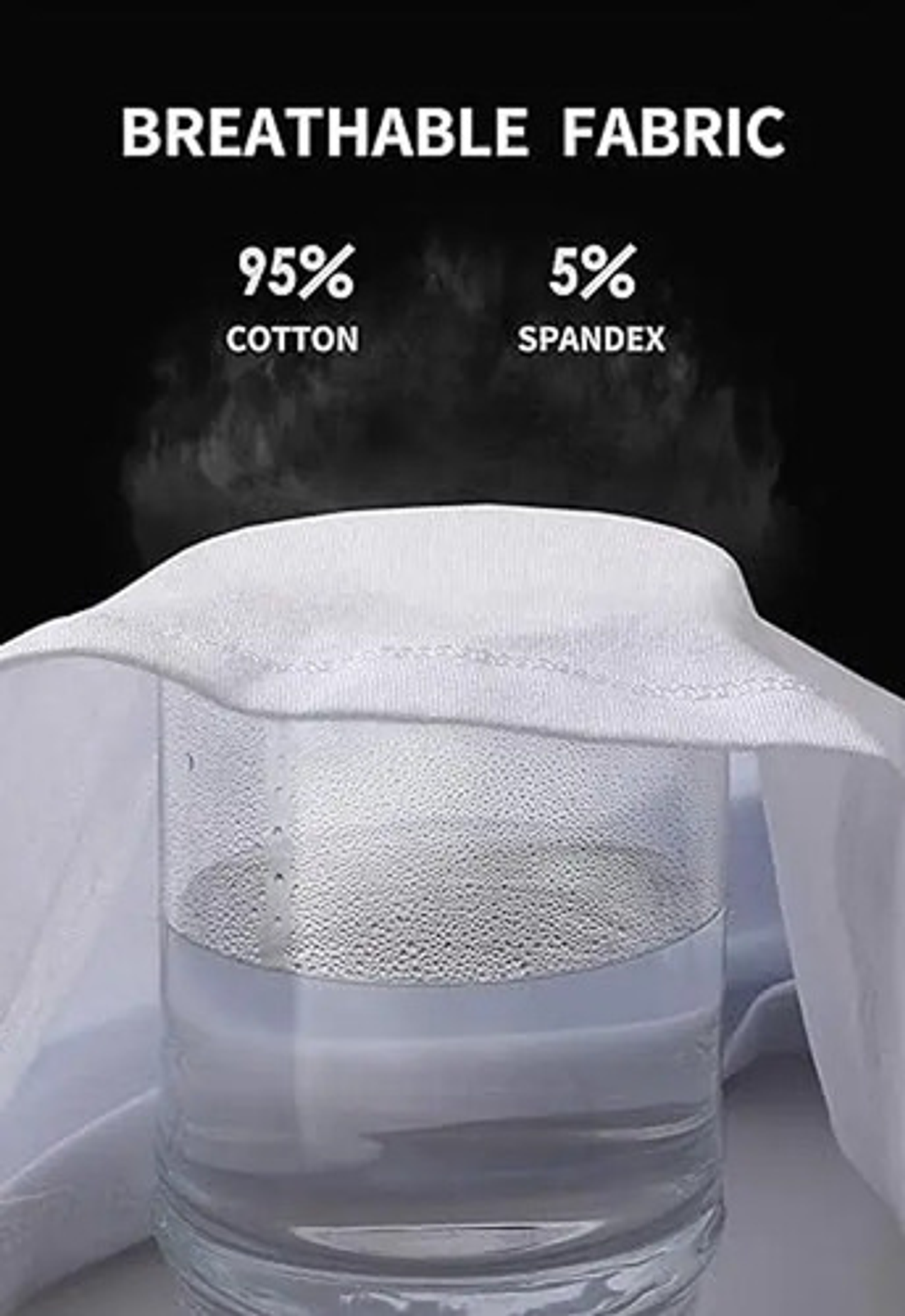 Pack 6 Camiseta De Pabilo Para Mujer Algodón 95%  24