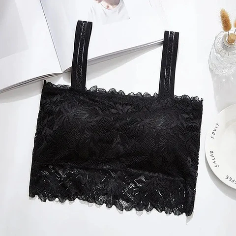 3x Sostén Sujetador Bralette Top De Encaje Lencería Floral