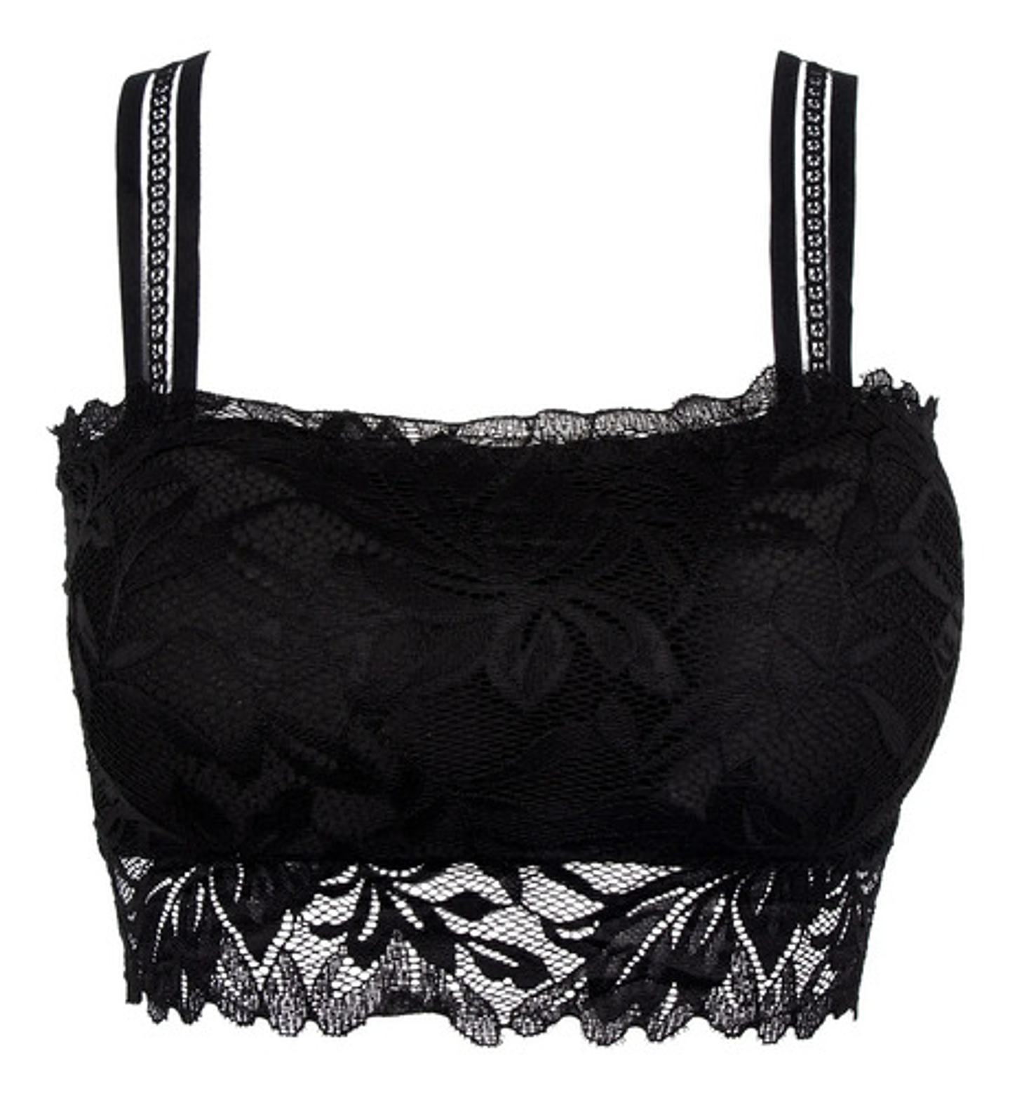 3x Sostén Sujetador Bralette Top De Encaje Lencería Floral 24