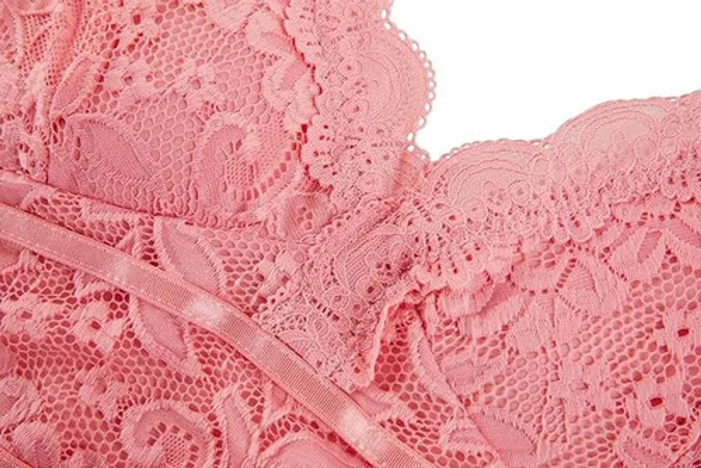 Pack3 Sostén Sujetador Bralette Top Lencería Encaje Largar 32