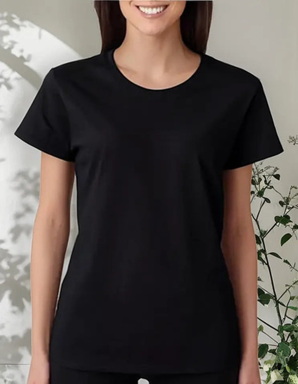 Pack 3 Camiseta Básica Manga Corta Con Bambú Mujer  16