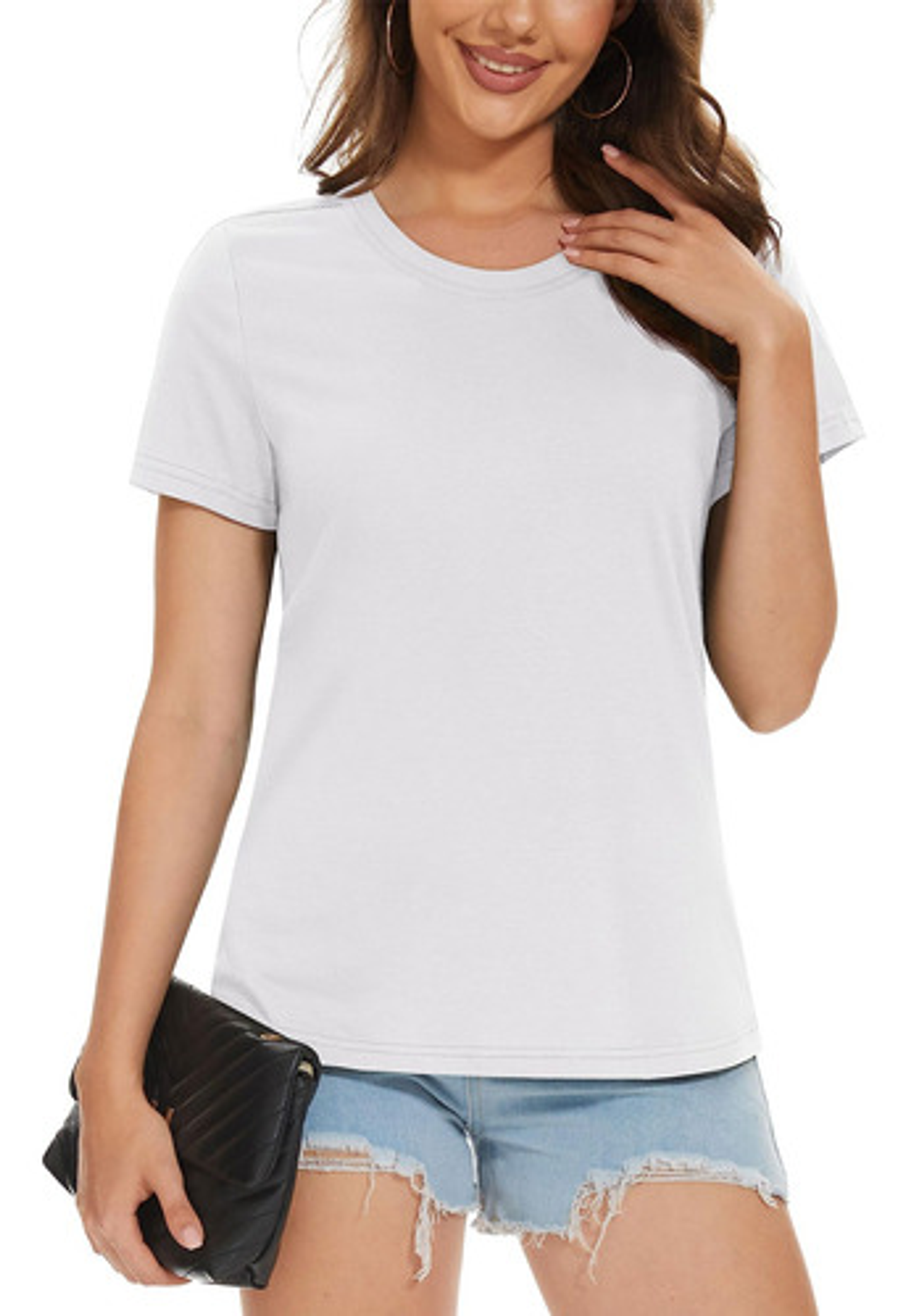 Pack 3 Camiseta Básica Manga Corta Con Bambú Mujer  19