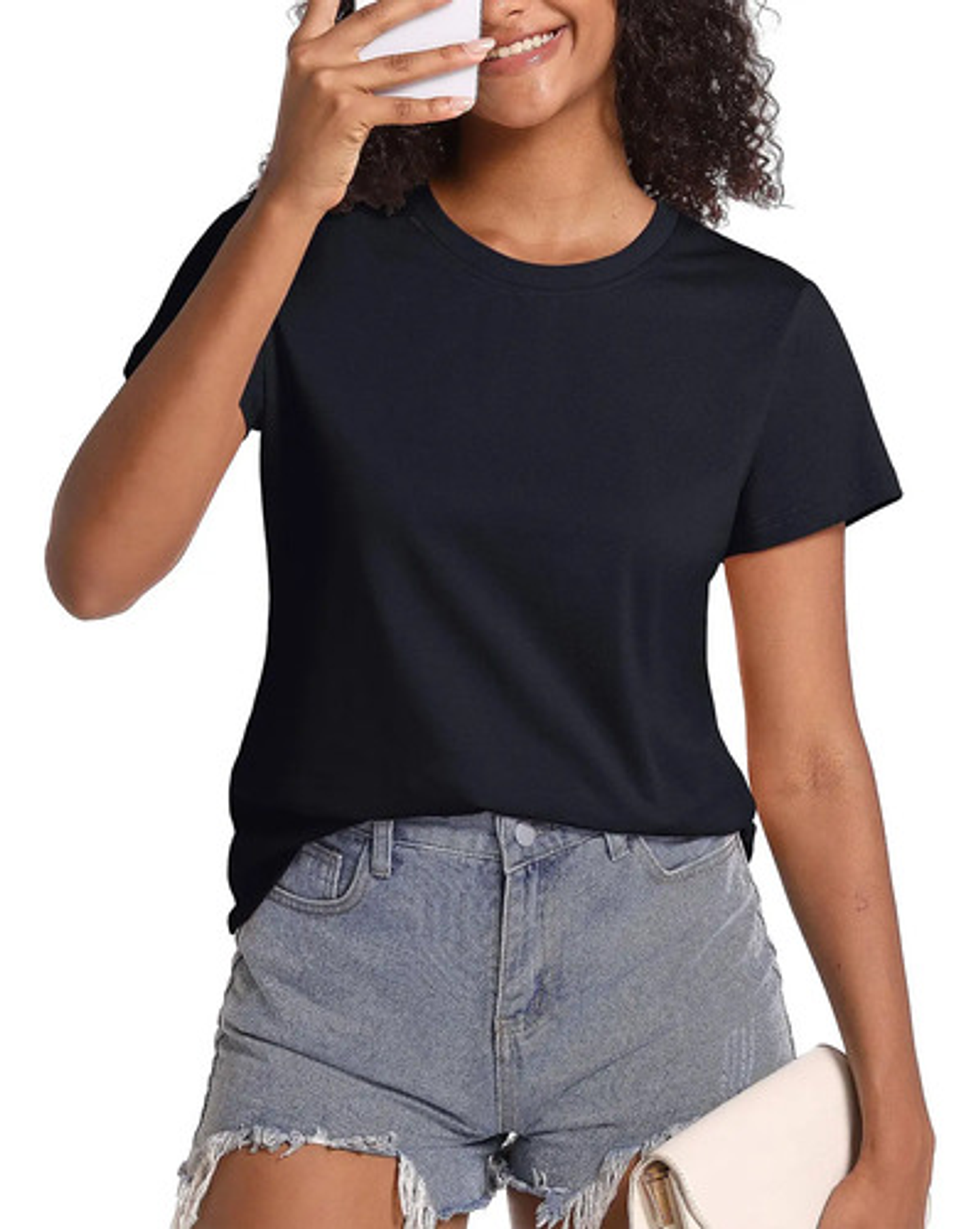 Pack 3 Camiseta Básica Manga Corta Con Bambú Mujer  29