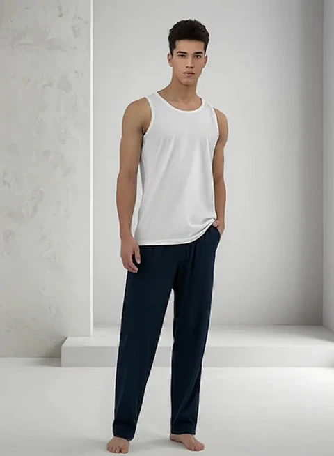3x Camisetas Hombre Algodón Sin Manga Musculosas Hombre