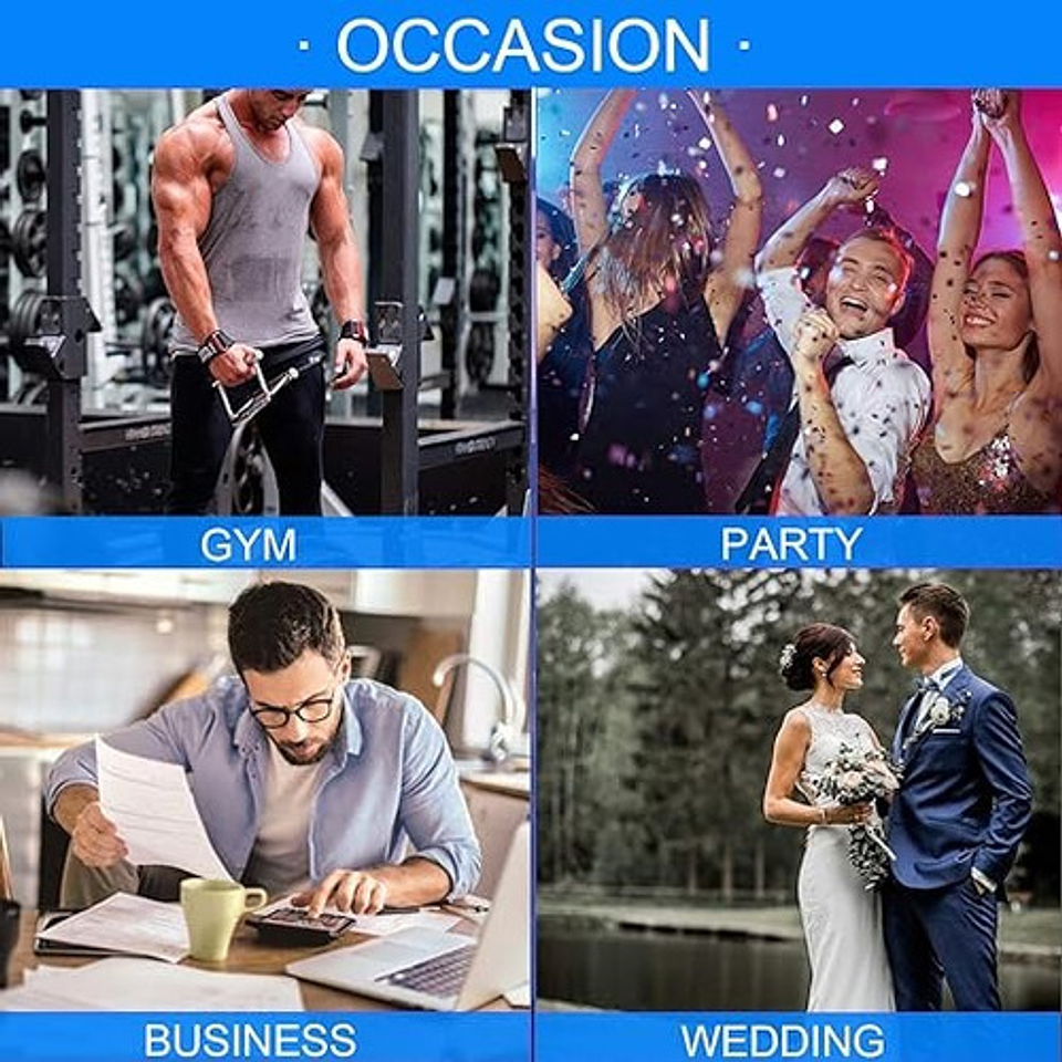 3x Camisetas Hombre Algodón Sin Manga Musculosas Hombre 13