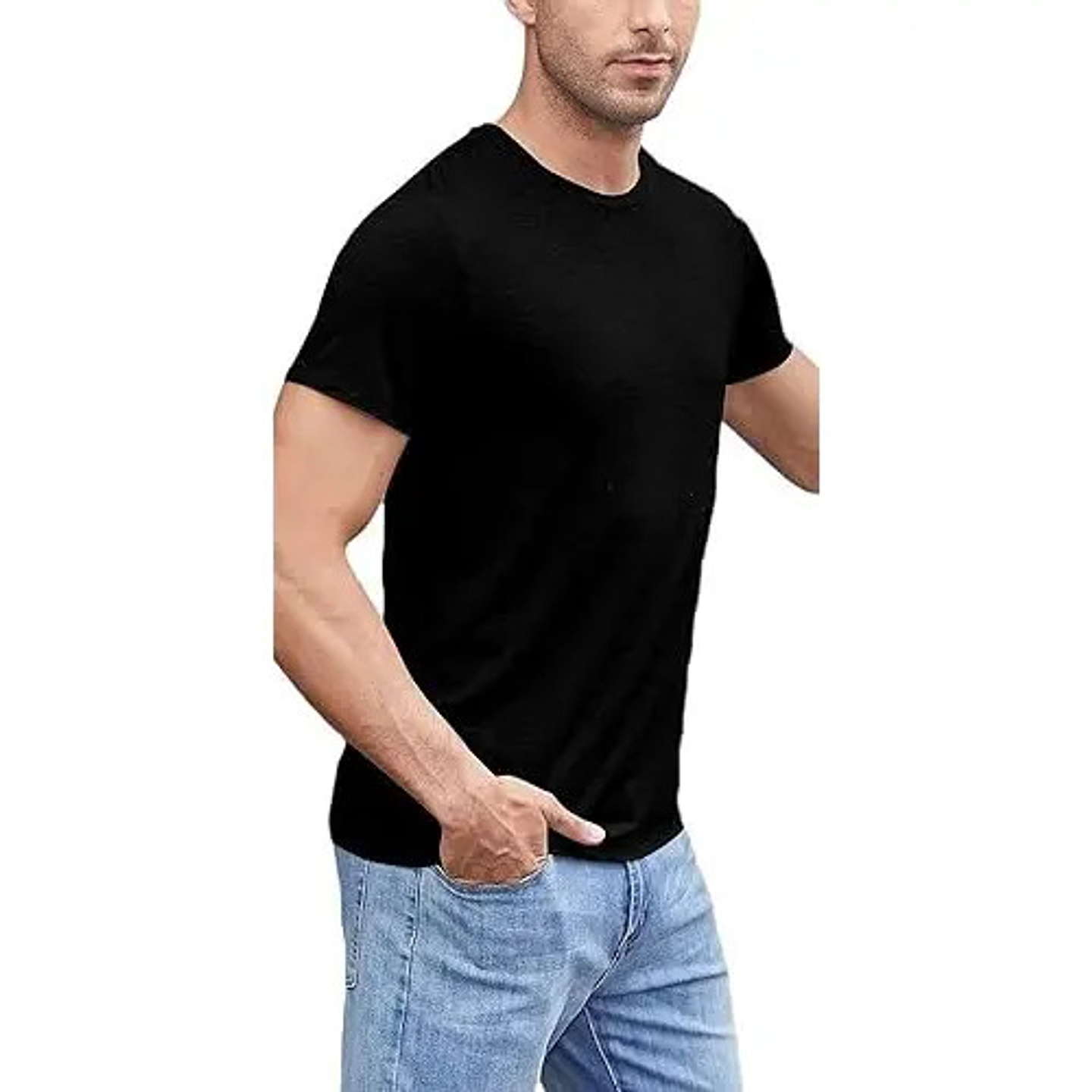 Polera Hombre De Bambú Manga Corta De Alta Calidad 9