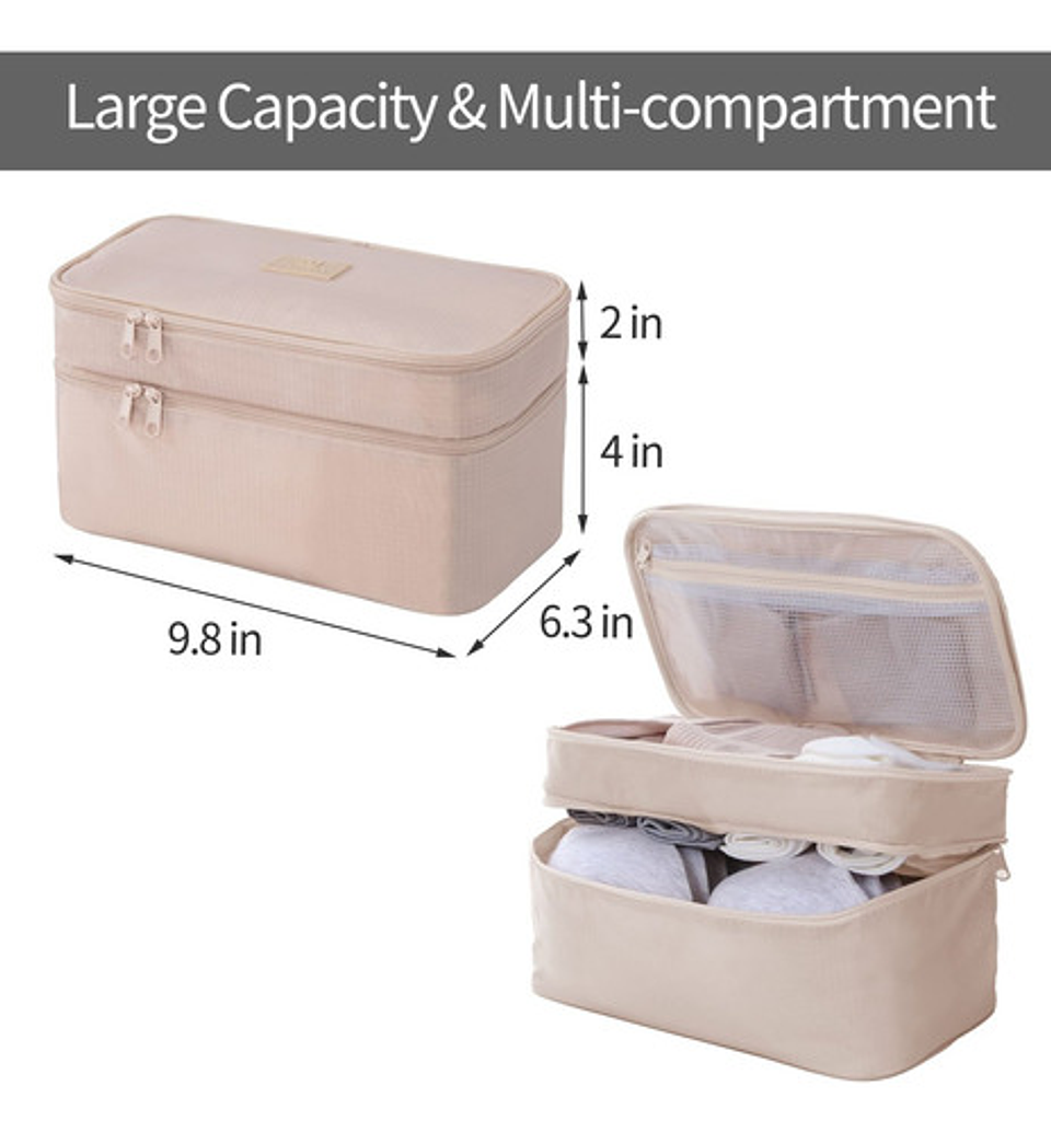 Bolsa Viaje Cosmético Organizador De Maquillaje Impermeable 4