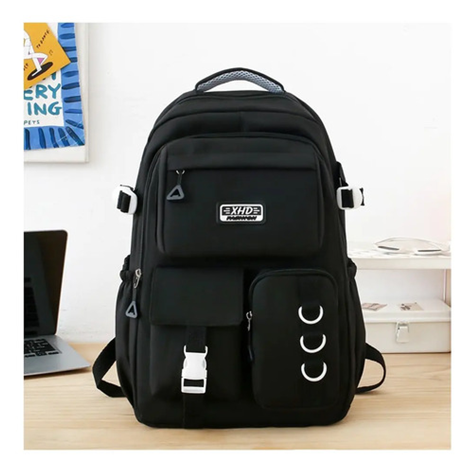 Mochila Bolso Escolar Juvenil Imprmeable Gran Capacidad 2