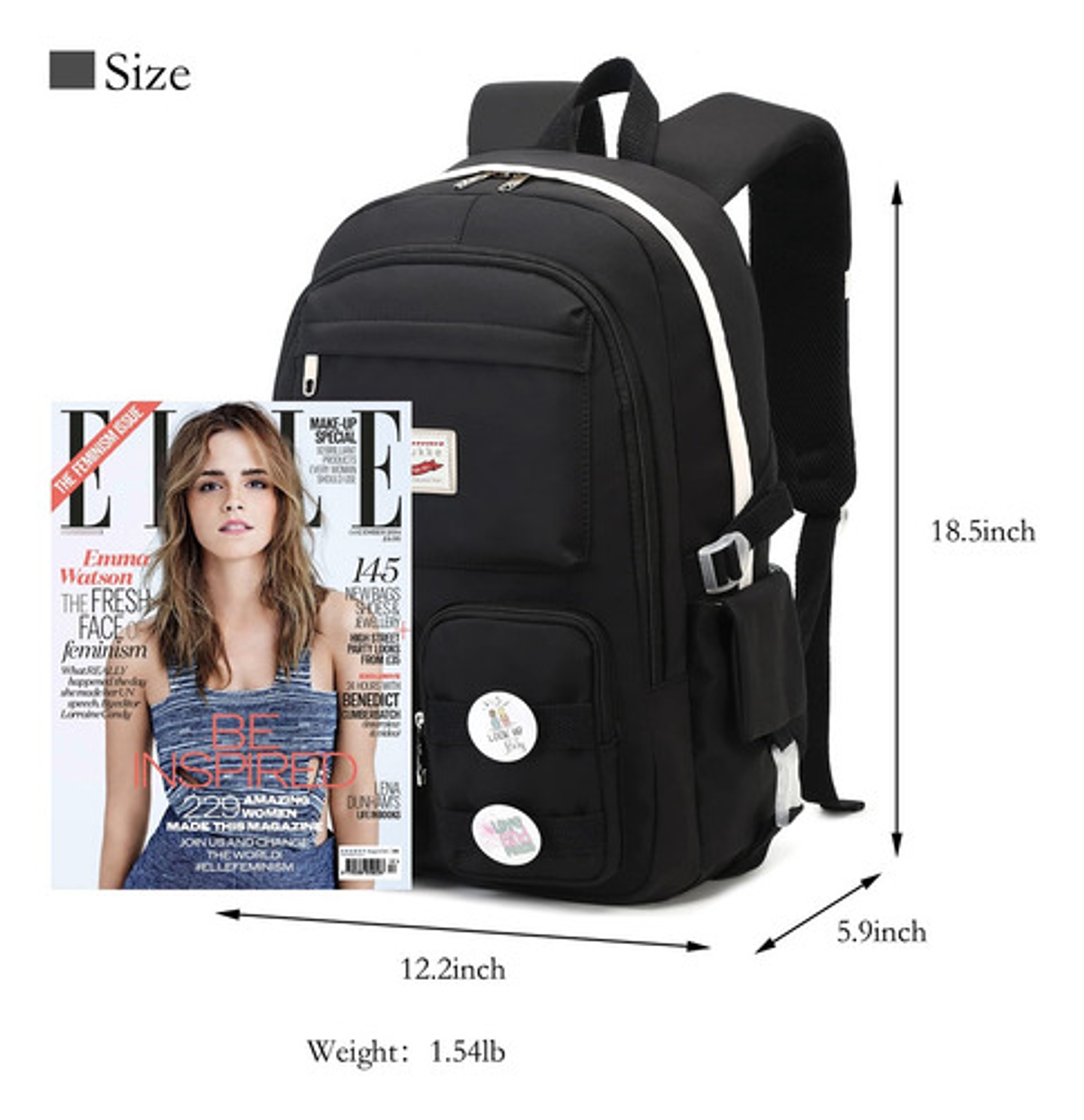 Mochila Bolso Escolar Juvenil Imprmeable Gran Capacidad 10