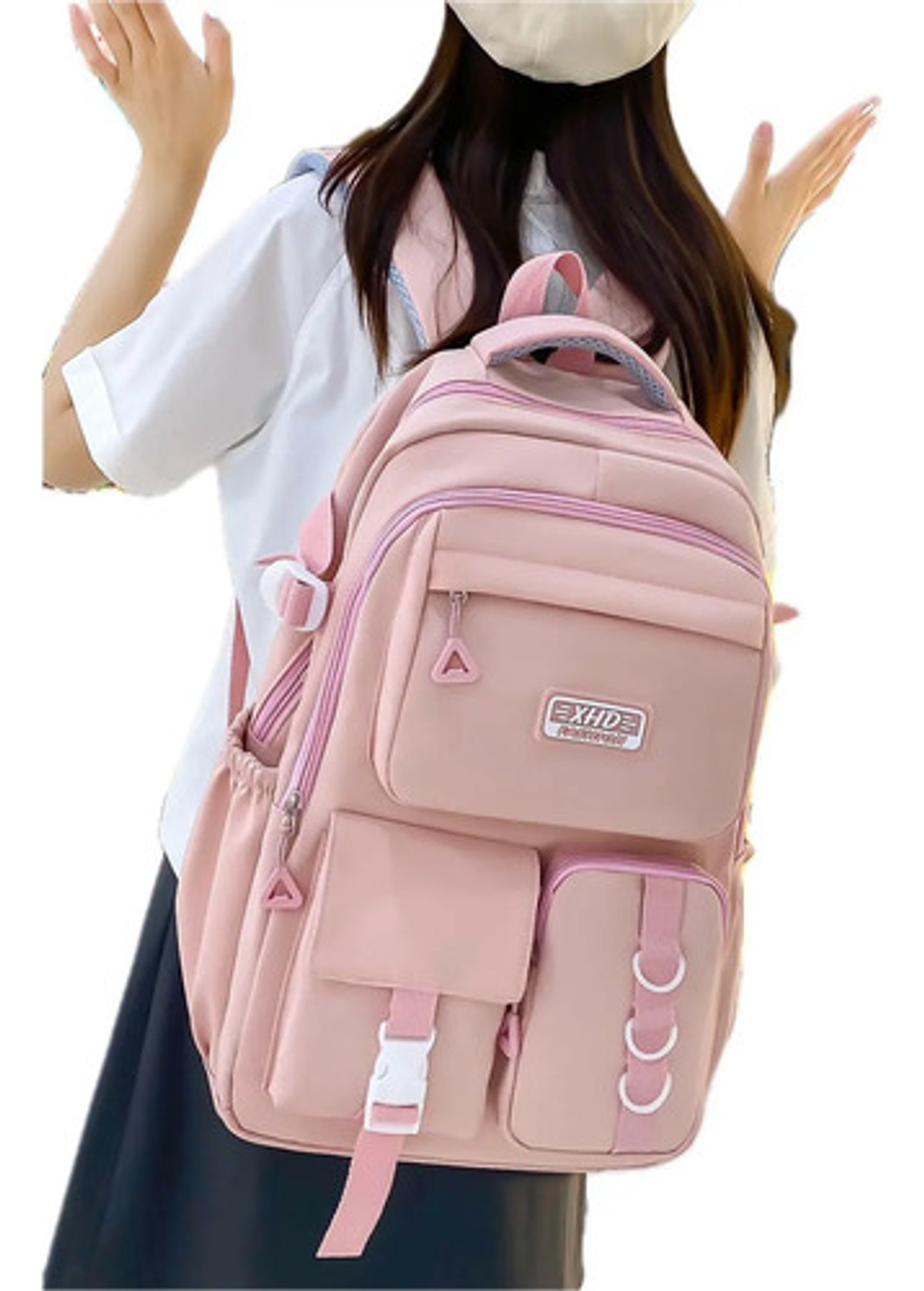 Mochila Bolso Escolar Juvenil Imprmeable Gran Capacidad 37