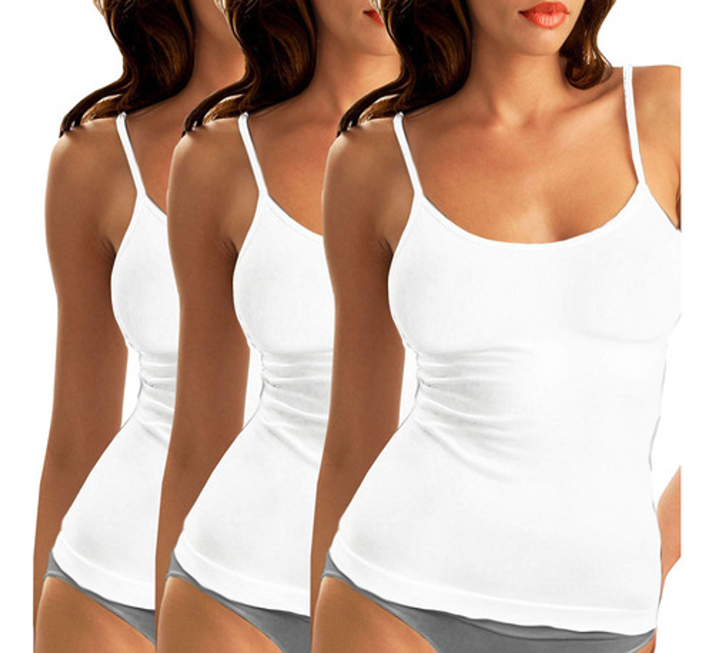 Pack 6 Camiseta Pabilos Fibra Bambú Mujer Elasticada 12