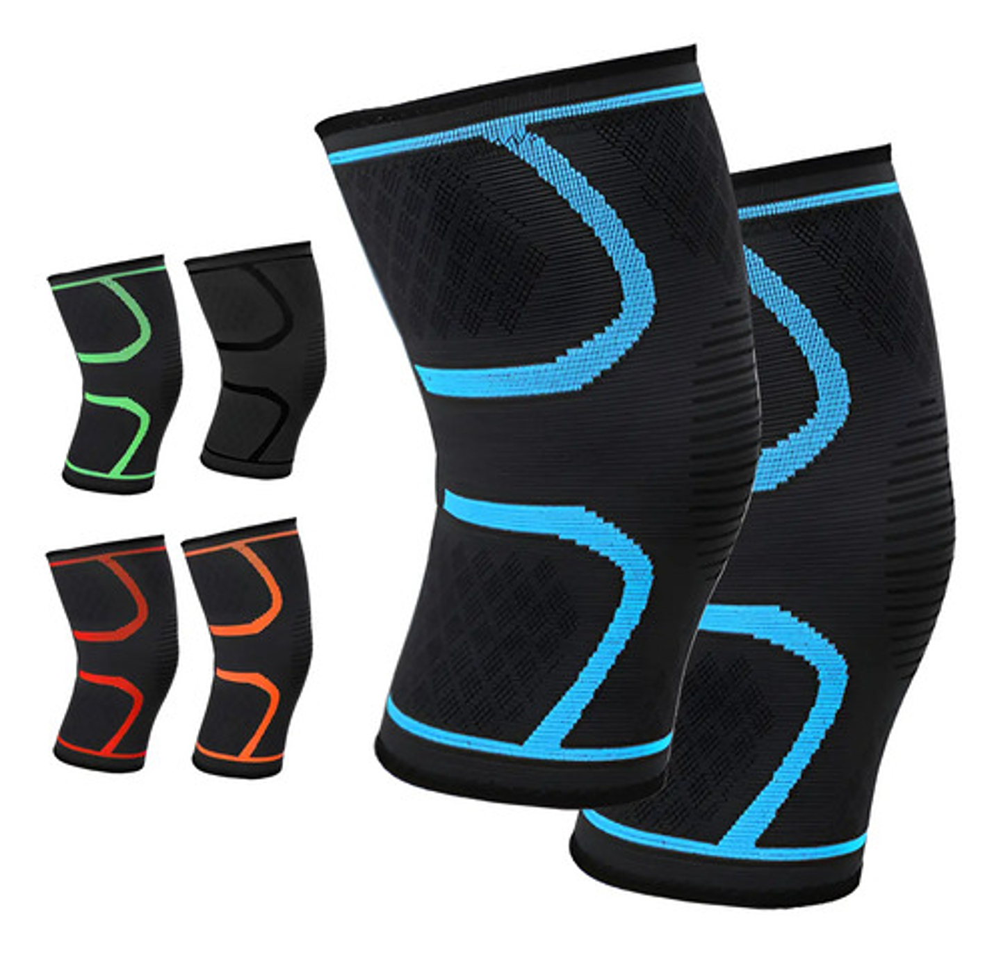 Pack 2 Rodillera Deportiva Elástica Compresora Lesión Venda 1