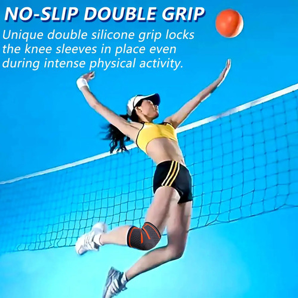 Pack 2 Rodillera Deportiva Elástica Compresora Lesión Venda 3