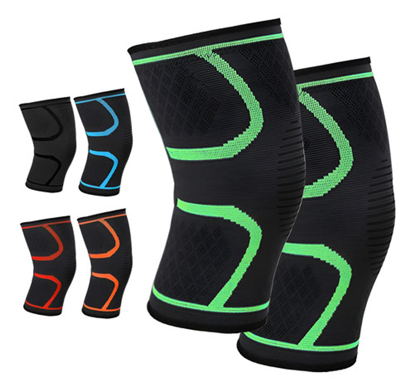 Pack 2 Rodillera Deportiva Elástica Compresora Lesión Venda 15