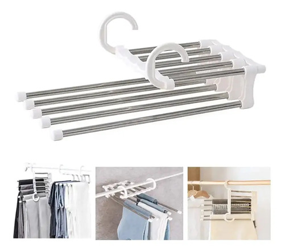 Percheros Colgador Mágico De Ropa Multicapa Plegable 2pack 1