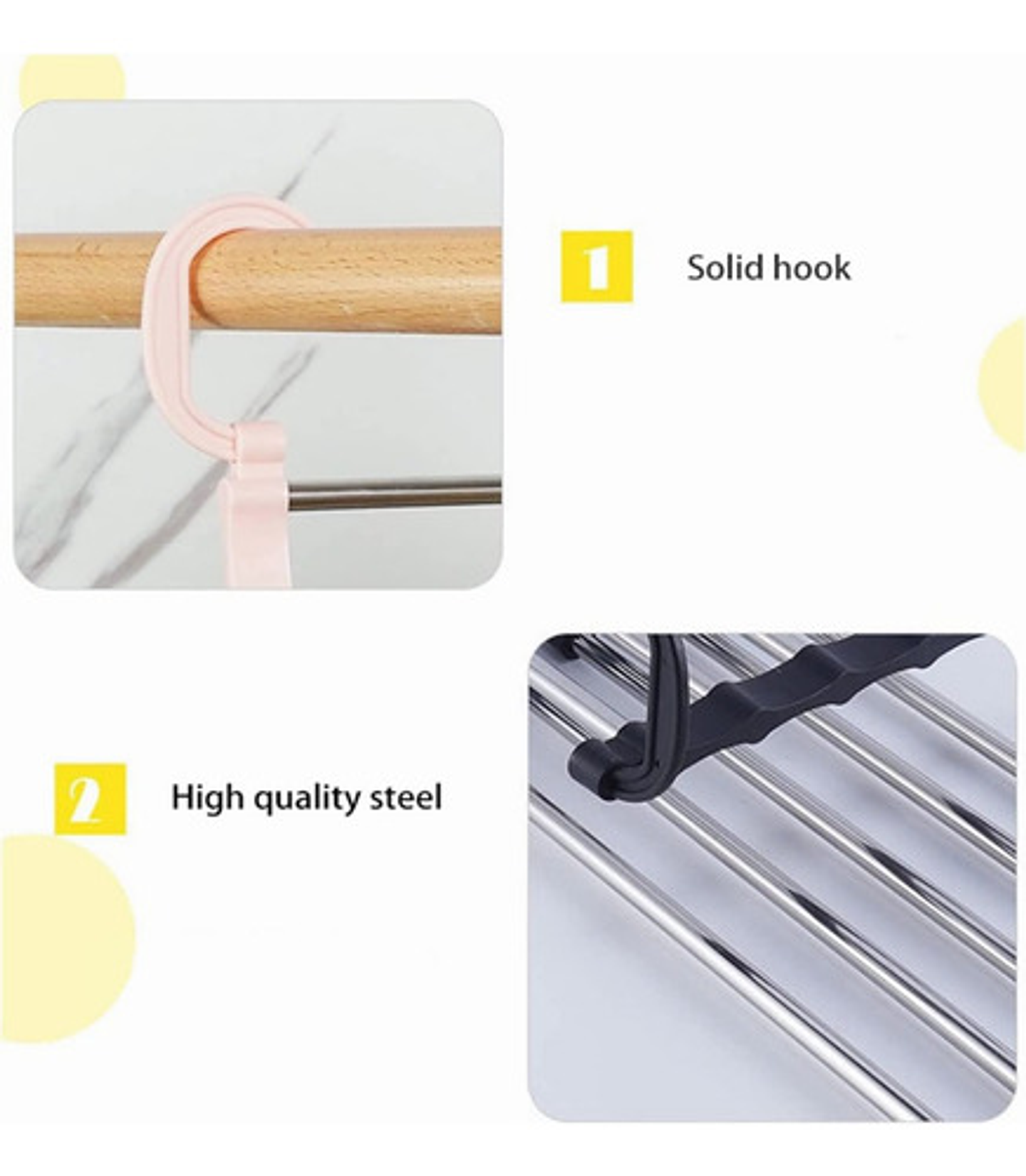 Percheros Colgador Mágico De Ropa Multicapa Plegable 2pack 8