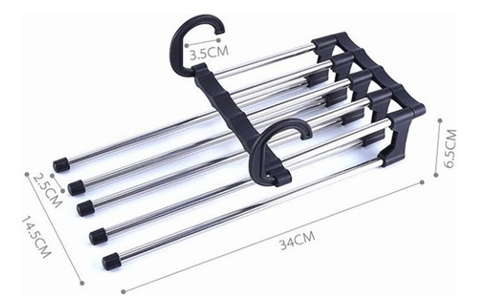 Percheros Colgador Mágico De Ropa Multicapa Plegable 2pack 9