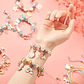Set Para Hacer Pulseras Cuentas Bisuteria 66 Uds Diy Niñas - Miniatura 5