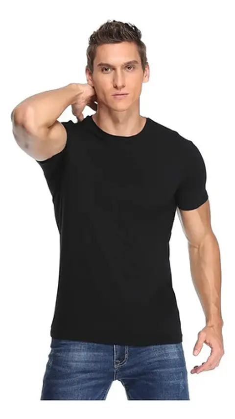 Camiseta Hombre Manga Corta Fibra Bambú