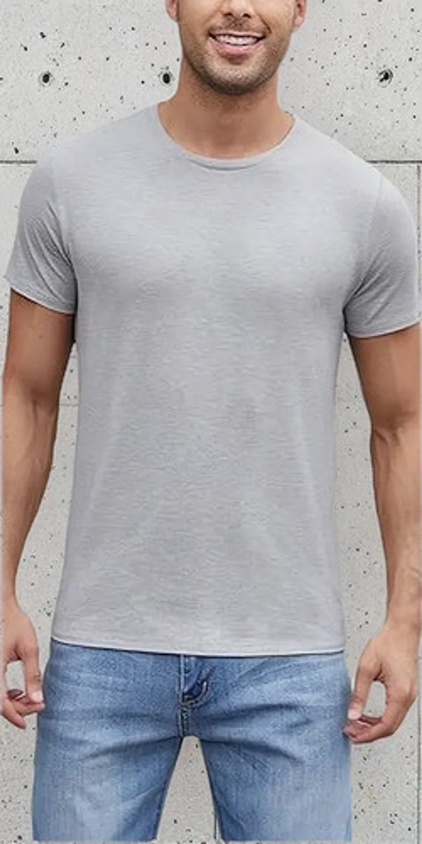 Camiseta Hombre Manga Corta Fibra Bambú 21