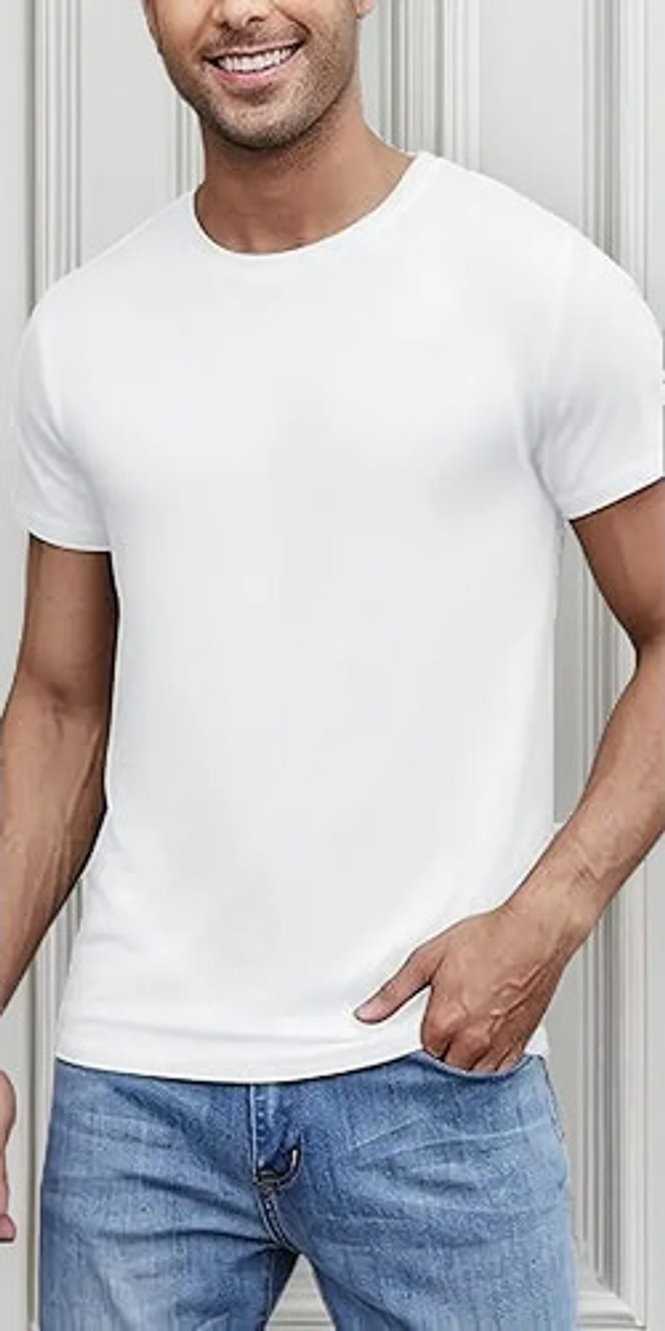 Camiseta Hombre Manga Corta Fibra Bambú 31