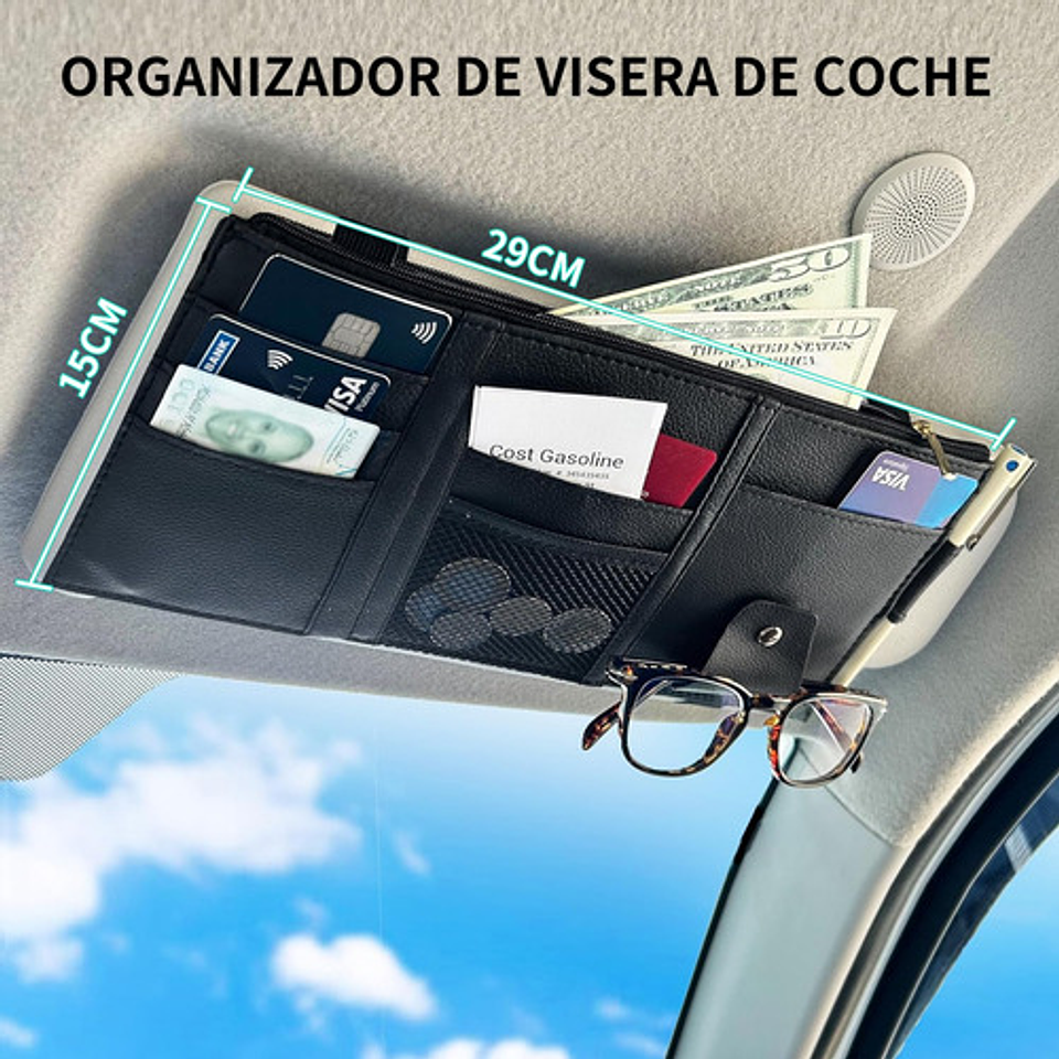 Bolso Organizador Para Asiento De Auto Con Cortina Parasole 7