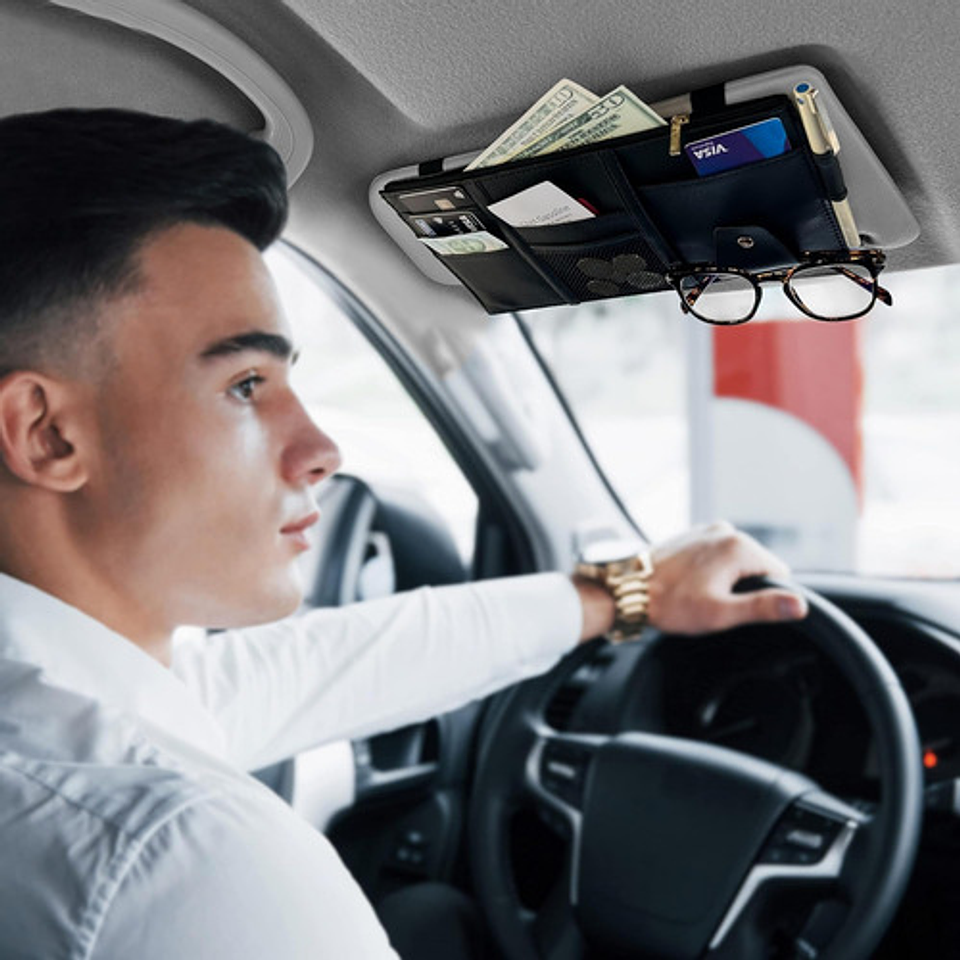 Bolso Organizador Para Asiento De Auto Con Cortina Parasole 9