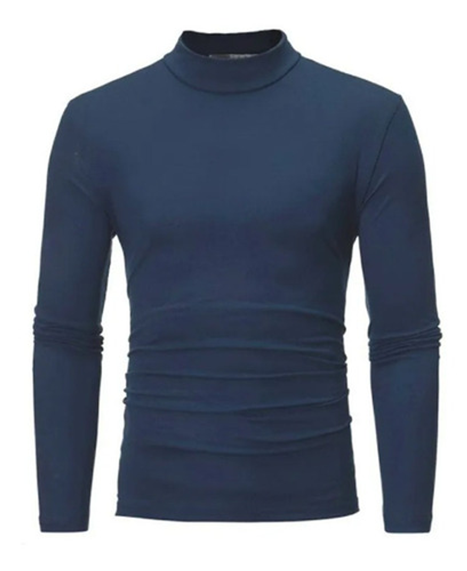 Pack3 Camiseta Beatle Manga Larga Termica Forro Polar Hombre 3