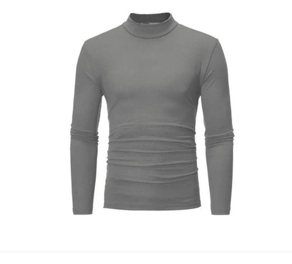 Pack3 Camiseta Beatle Manga Larga Termica Forro Polar Hombre 8