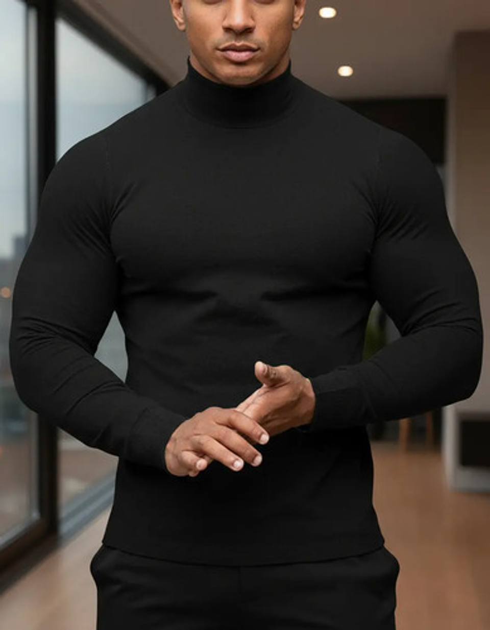 Pack3 Camiseta Beatle Manga Larga Termica Forro Polar Hombre 18