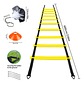 Kit De Entrenamiento Futbol Agilidad Escalera Cono Paracaída Amarillo - Miniatura 3