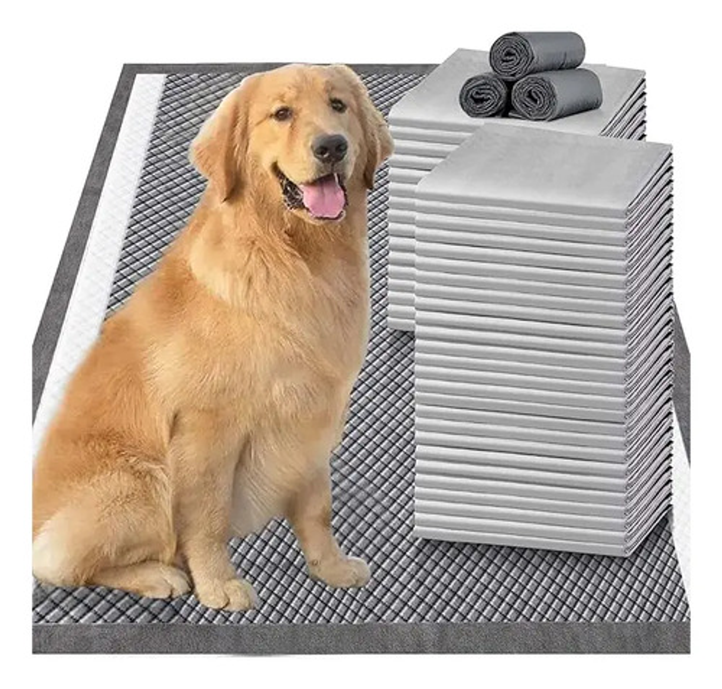 120 Pañales Tipo Sabanillas Mascotas Perros Y Gatos 60x90 Cm Celeste 1