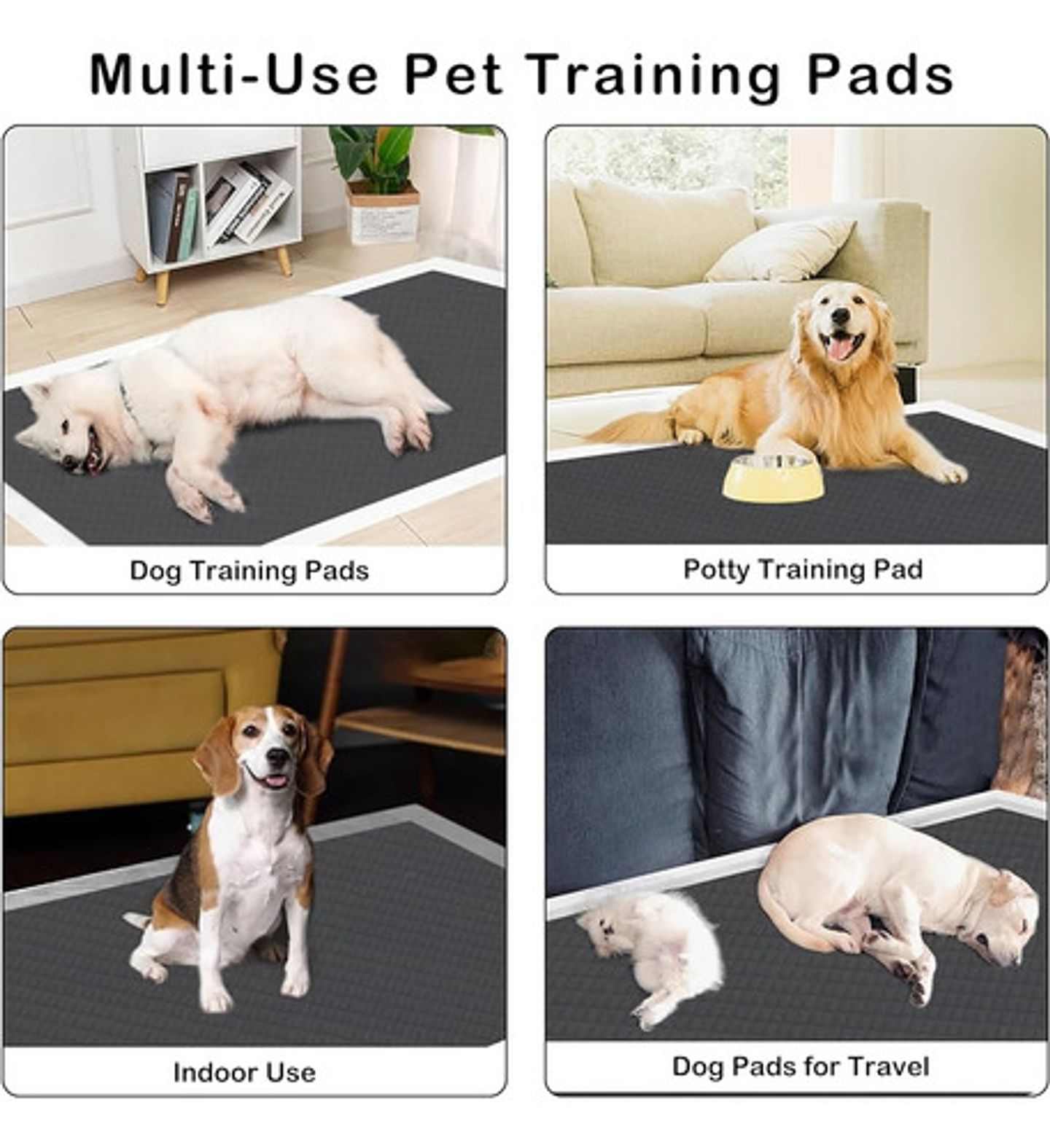 120 Pañales Tipo Sabanillas Mascotas Perros Y Gatos 60x90 Cm Celeste 6