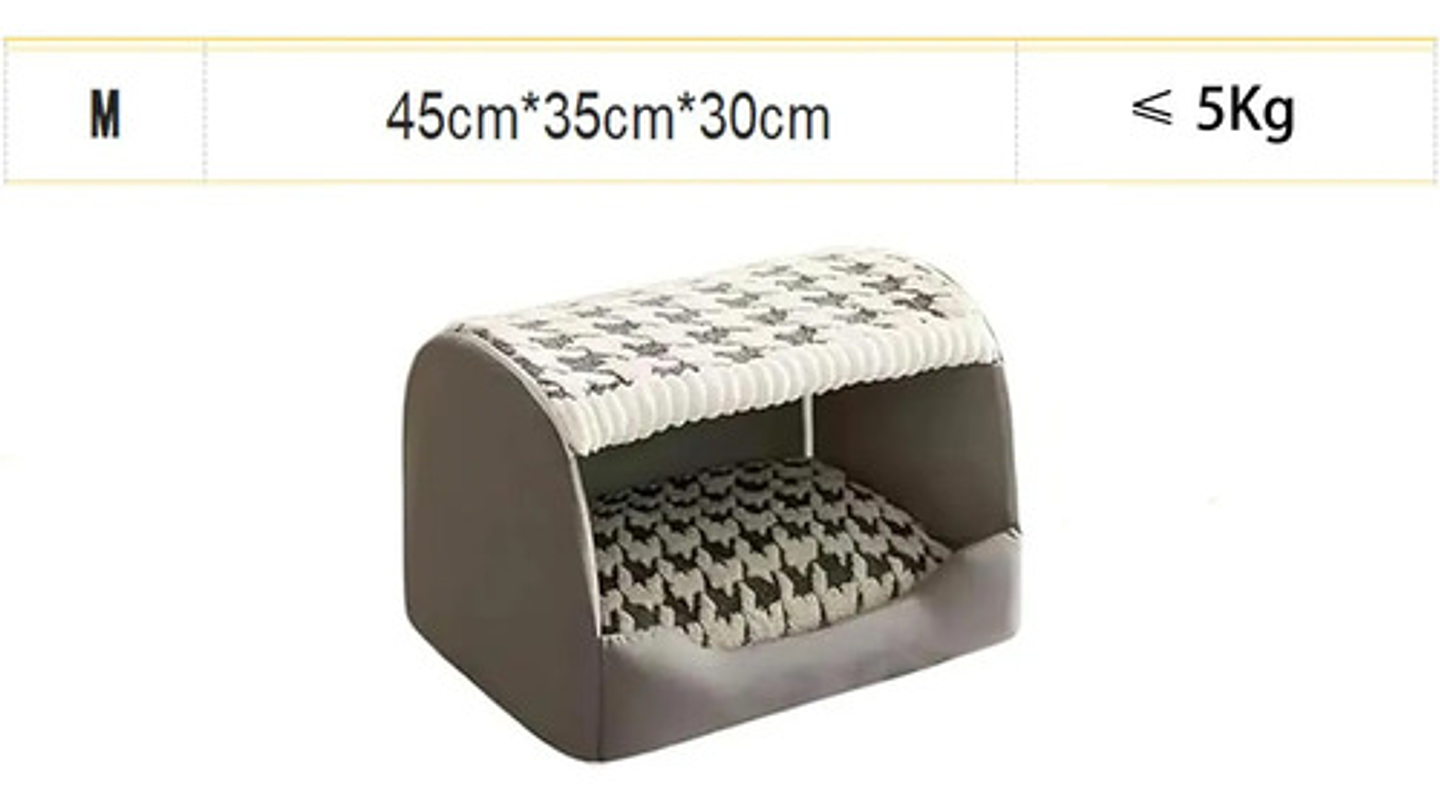 Cama Antiestrés Para Mascota Gatos Perros Felpa Premium 3