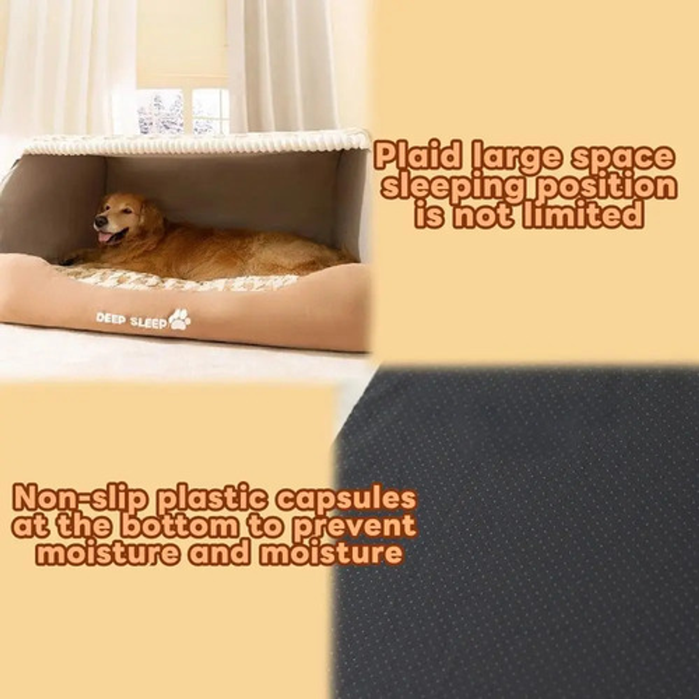 Cama Antiestrés Para Mascota Gatos Perros Felpa Premium 7