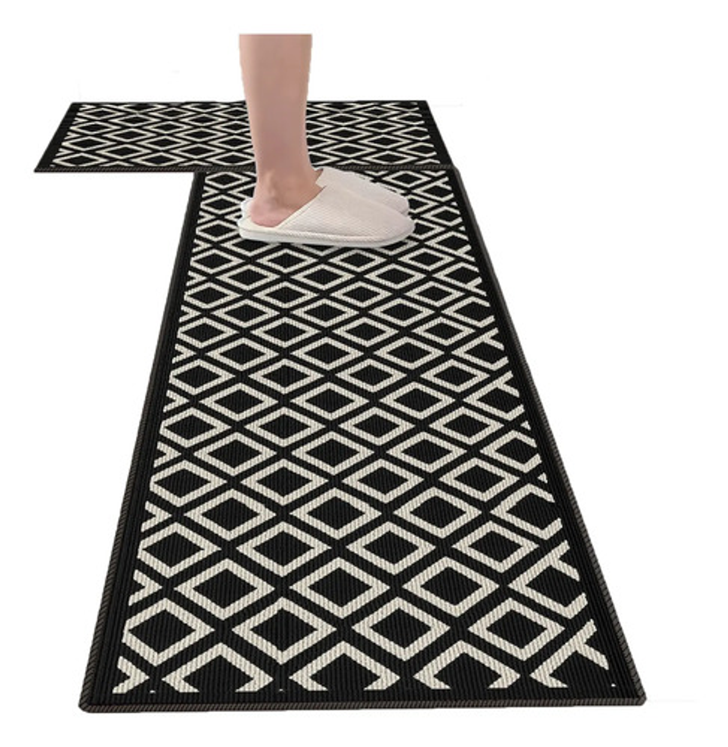 Set 2 Alfombra Cocina Piso Entrada Antideslizant Vario Model 13