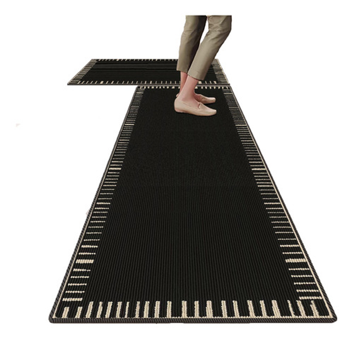 Set 2 Alfombra Cocina Piso Entrada Antideslizant Vario Model 23