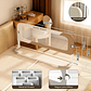 Baranda De Cama 180cm Seguridad Para Bebé Abatible Ajustable Gris Lisa - Miniatura 6