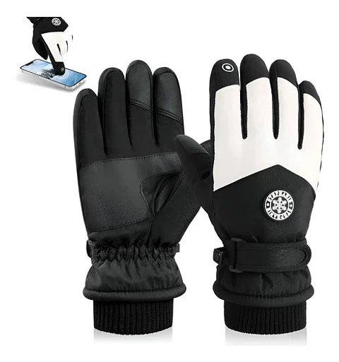 Guantes Invierno Con Pantalla Táctil Para Moto Impermeables