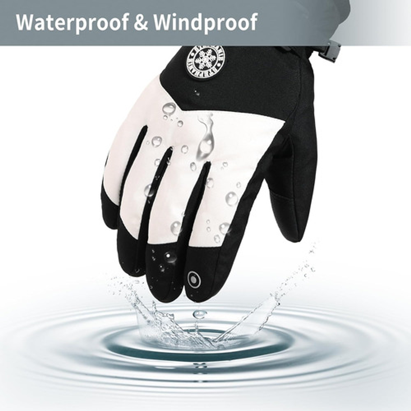 Guantes Invierno Con Pantalla Táctil Para Moto Impermeables 4