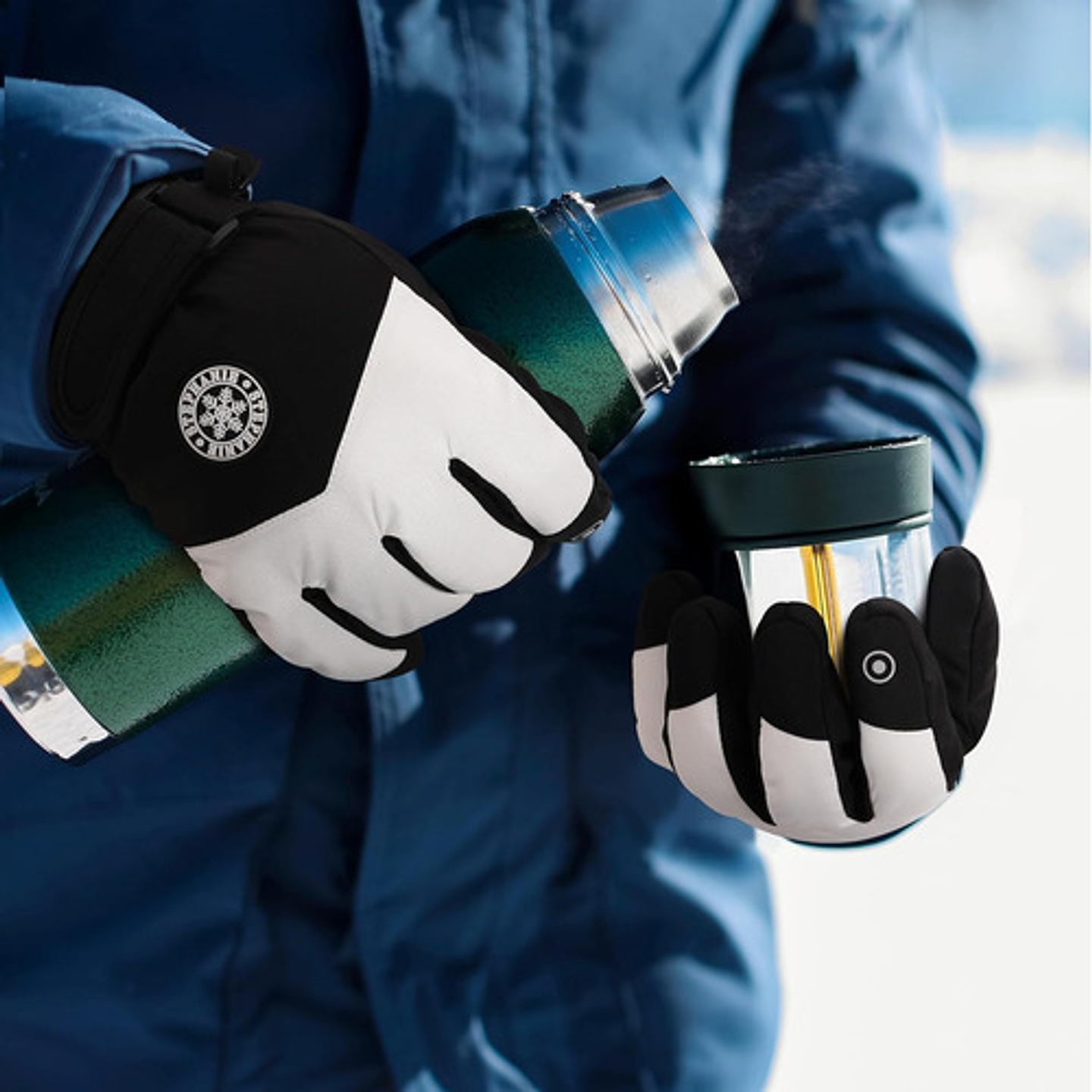 Guantes Invierno Con Pantalla Táctil Para Moto Impermeables 5