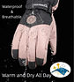Guantes Invierno Con Pantalla Táctil Para Moto Impermeables - Miniatura 11