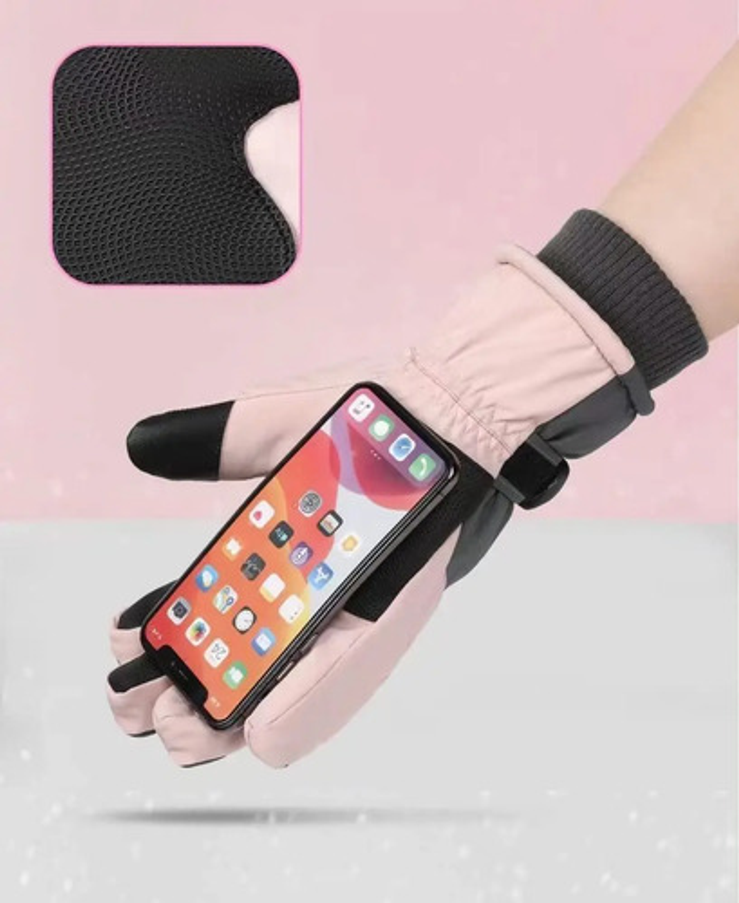 Guantes Invierno Con Pantalla Táctil Para Moto Impermeables 14